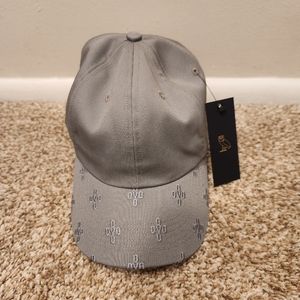 OVO Gray Cap with Embroidered Logo
